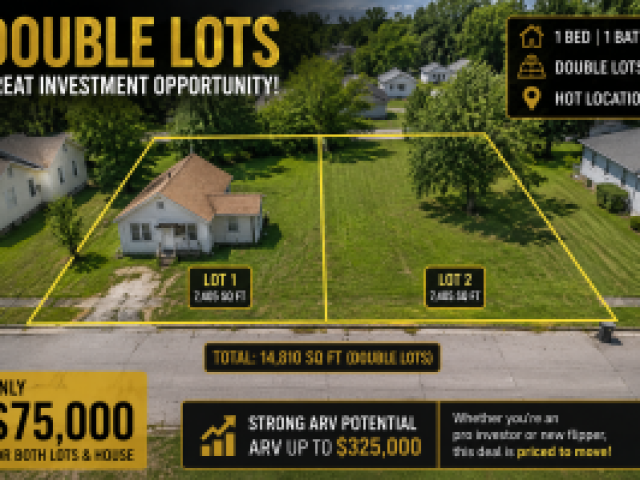 House - Double lot ,Opportunity